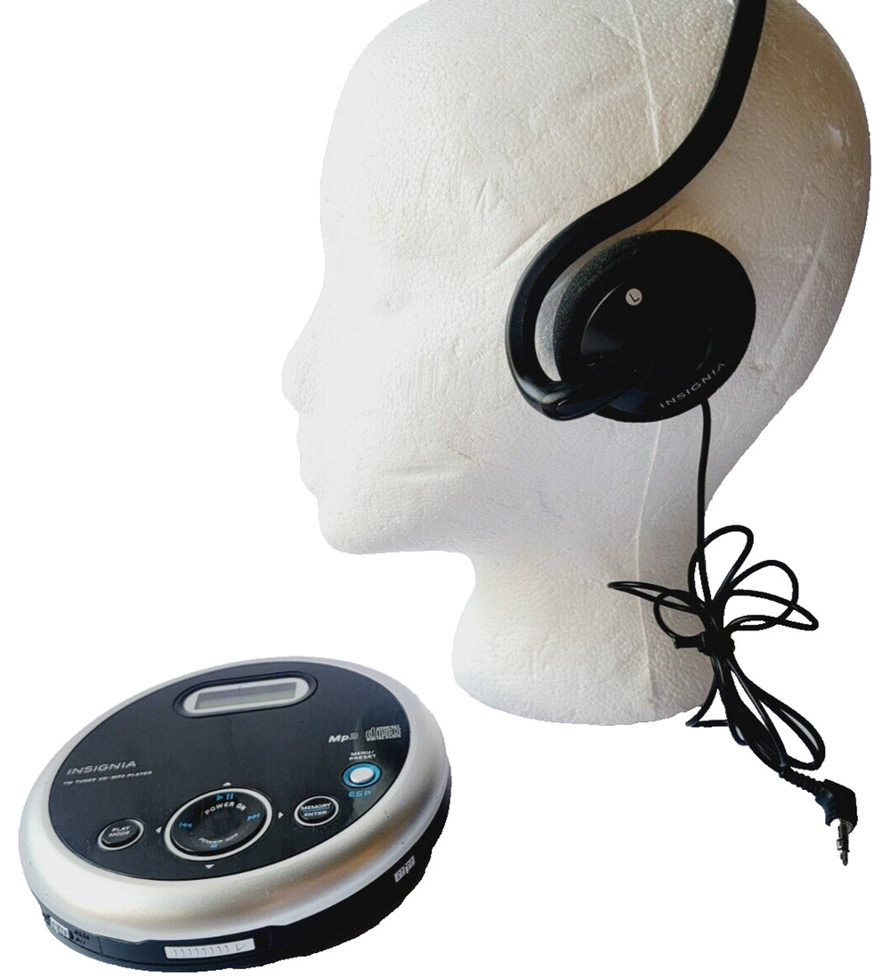 Insignia NS-P5113 Portable CD MP3 Player FM Radio Headphones Tested